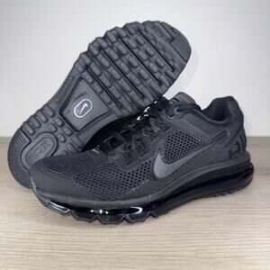 Nike Air Max 2013 Triple Black FZ3156-010 Men's 6.5 Women's 8 Retro